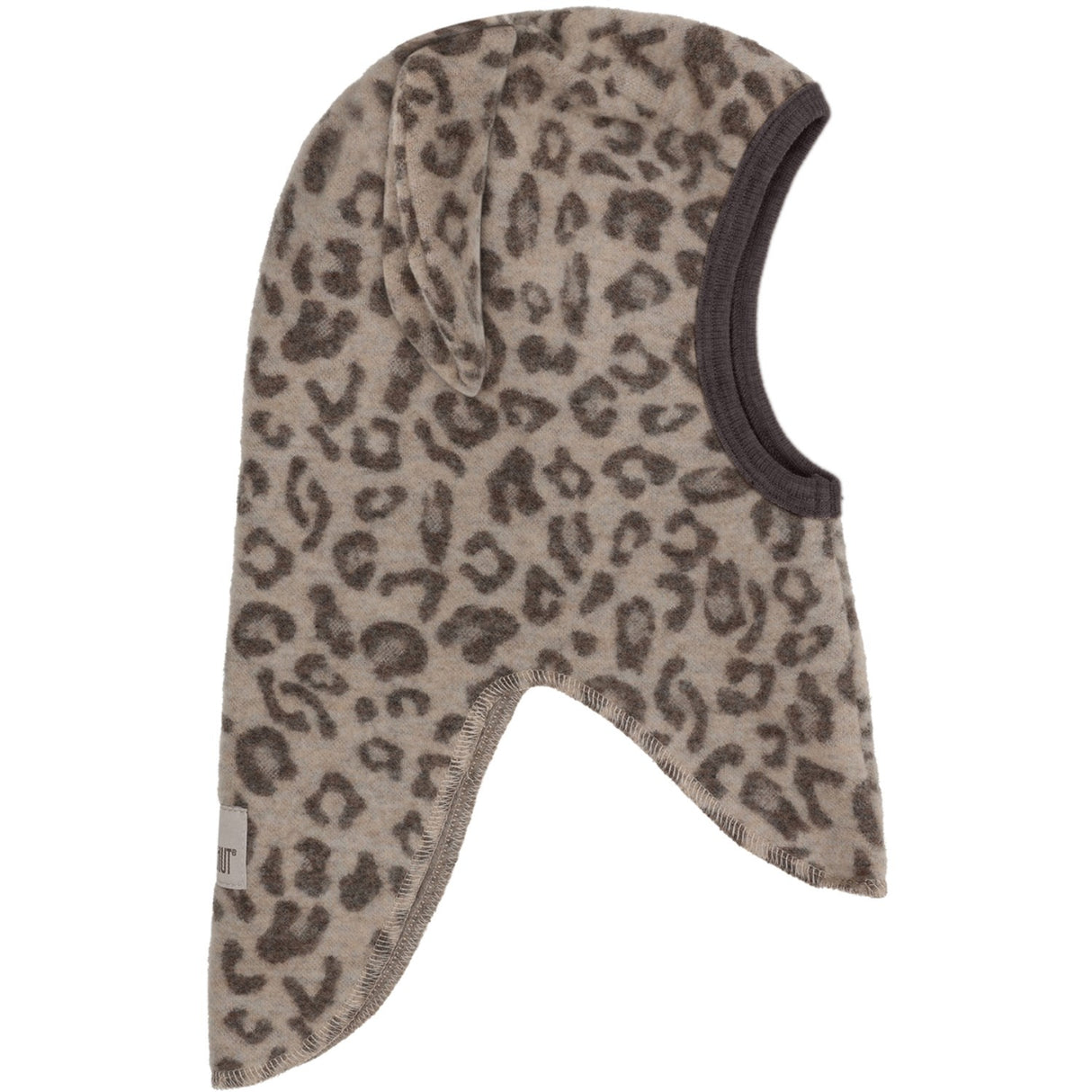 Huttelihut Camel Melange Balaclava Ears Wool Fleece Jac