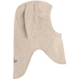 Huttelihut Camel Melange Balaclava Ears Cotton Rib