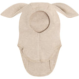 Huttelihut Camel Melange Balaclava Ears Cotton Rib