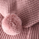 Huttelihut Woodrose Balaclava Windstop Pompoms