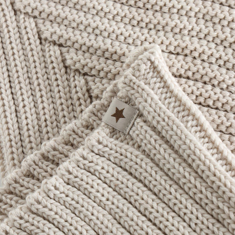 Huttelihut Sand Melange Balaclava Pixie Wool Knit
