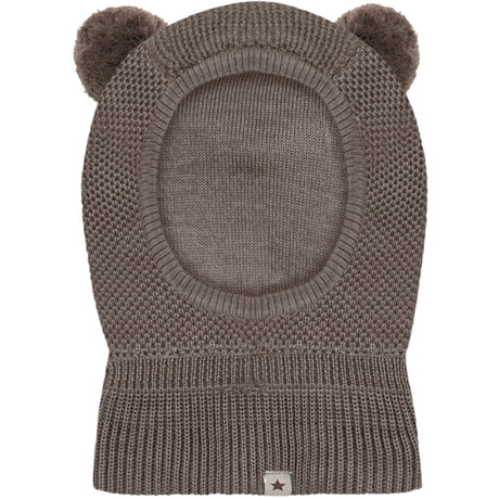Huttelihut Cinder Melange Balaclava Windstop Pompoms