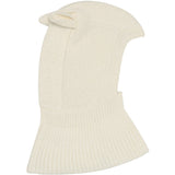 Huttelihut Off-White Balaclava Ears Wool Knit