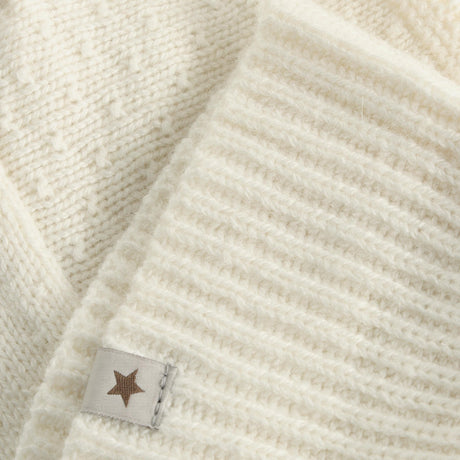Huttelihut Off-White Balaclava Ears Wool Knit