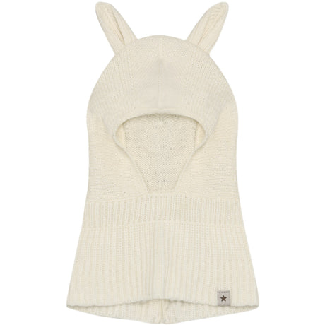 Huttelihut Off-White Balaclava Ears Wool Knit