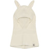 Huttelihut Off-White Balaclava Ears Wool Knit