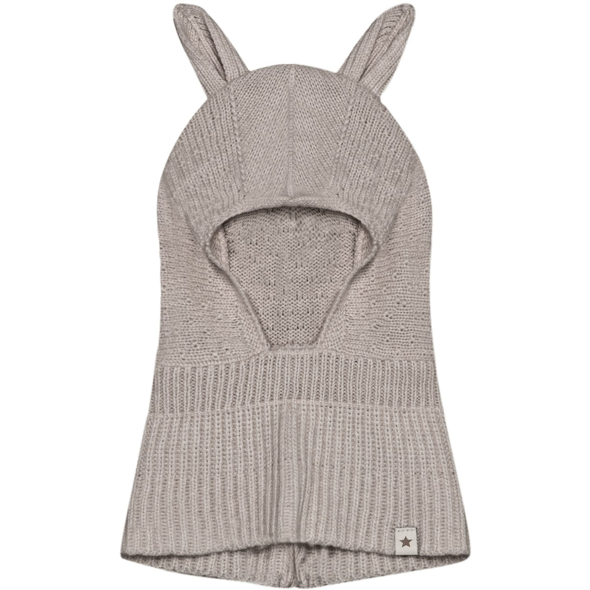 Huttelihut Savannah Melange Balaclava Ears Wool Knit