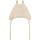Huttelihut Off-White Bonnet Ears Alpaca Wool Knit