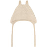 Huttelihut Off-White Bonnet Ears Alpaca Wool Knit