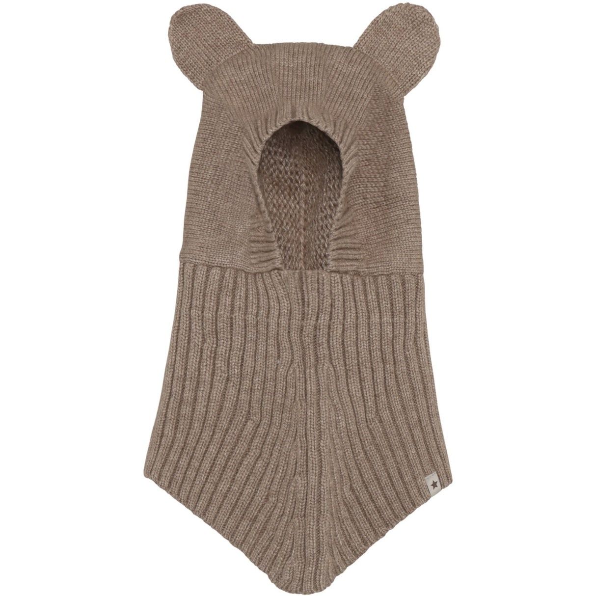 Huttelihut Savannah Melange Balaclava Ears Wool Knit