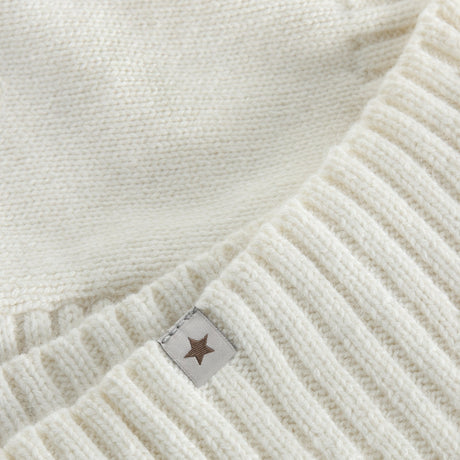 Huttelihut Off-White Balaclava Ears Wool Knit