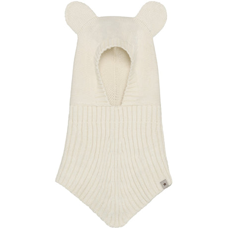 Huttelihut Off-White Balaclava Ears Wool Knit