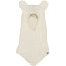 Huttelihut Off-White Balaclava Ears Wool Knit