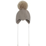 Huttelihut Atmosphere Bonnet Wool Knit Alpaca Pompom