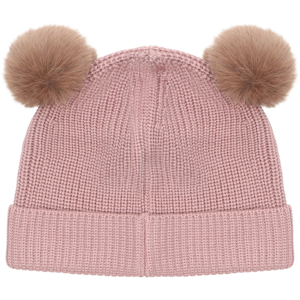 Huttelihut Woodrose Beanie Wool Knit Pompoms