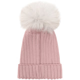 Huttelihut Woodrose Hat Knit Alpaca Pompom