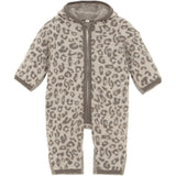 Huttelihut Camel Melange Pram Suit Ears Wool Fleece Jac
