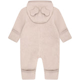 Huttelihut Camel Melange Pram Suit Ears Cotton Fleece