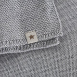 Huttelihut Medium Grey Melange Neck Warmer Wool Knit