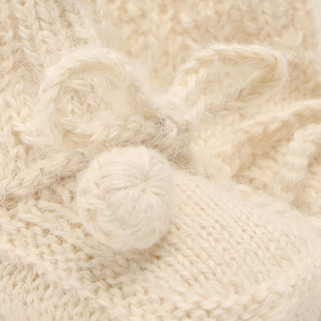 Huttelihut Off-White Footies Alpaca Wool Knit