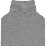 Huttelihut Medium Grey Melange Neck Warmer Wool Knit
