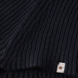Huttelihut Dark Navy Neck Warmer Wool Knit