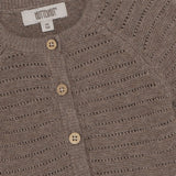 Huttelihut Cinder Melange Cardigan Knit W. Wool