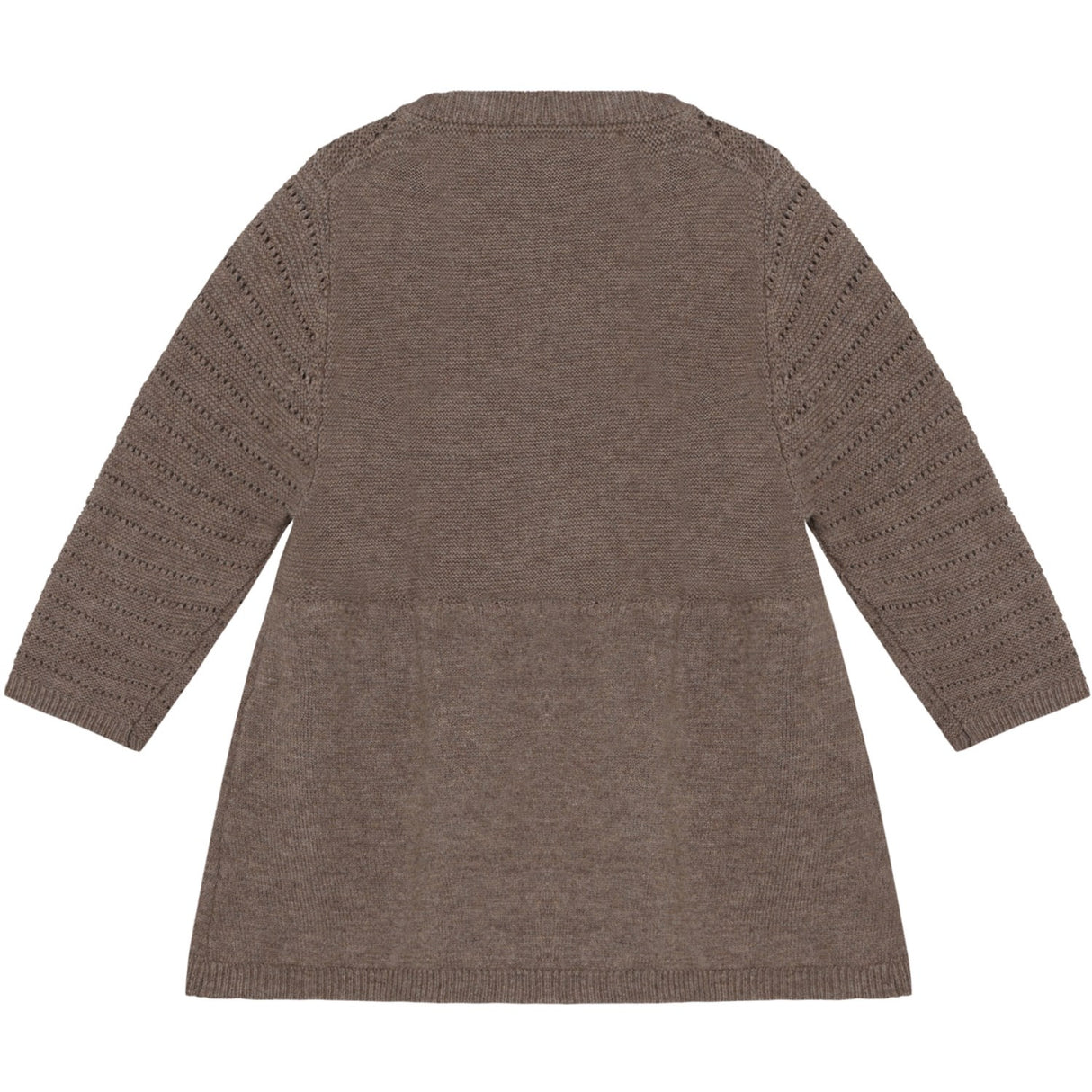 Huttelihut Cinder Melange Dress Ls Knit W. Wool