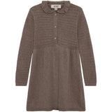 Huttelihut Cinder Melange Dress Ls Knit W. Wool