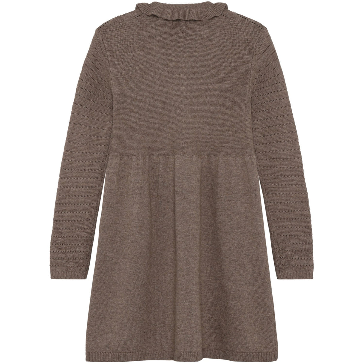 Huttelihut Cinder Melange Dress Ls Knit W. Wool