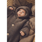 Huttelihut Brown Melange Pram Suit Pixie Wool Fleece