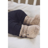 Huttelihut Camel Melange Boots Wool W. Velcro