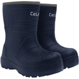 CeLaVi Navy Thermal Wellies - Embossed