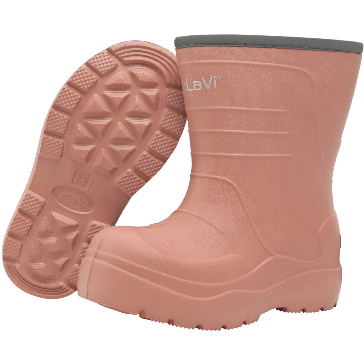 CeLaVi Burlwood Thermal Wellies - Embossed