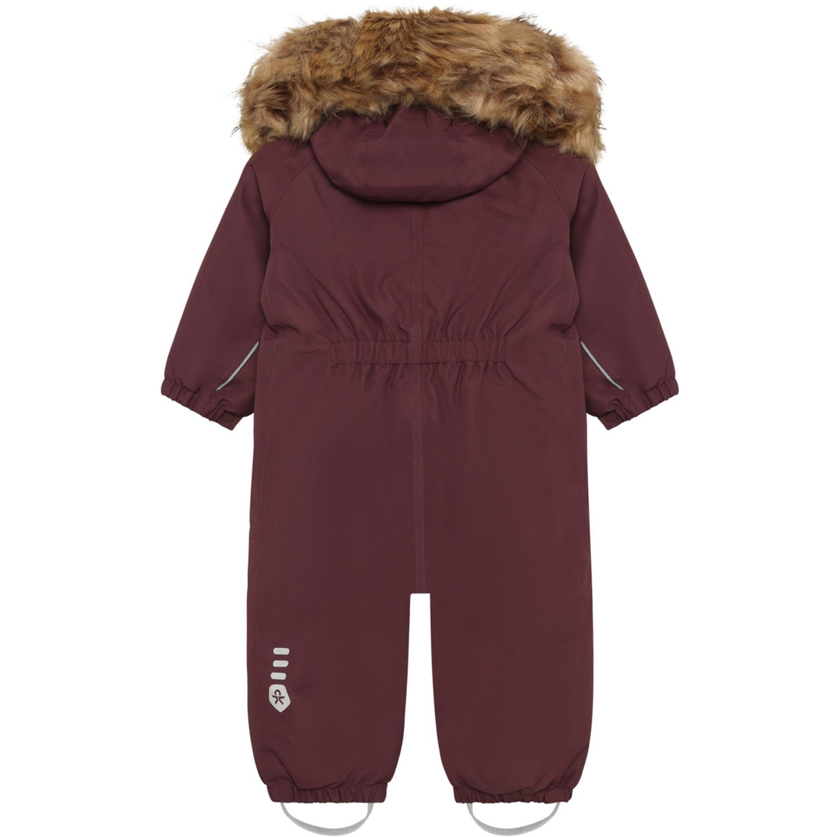 Color Kids Catawba Grape Baby Coverall W. Fake Fur