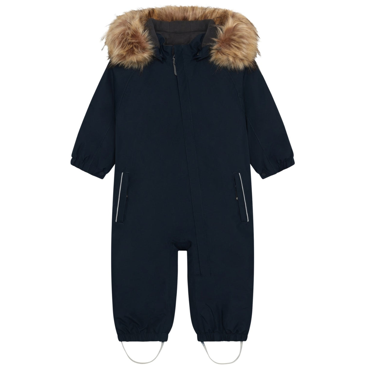 Color Kids Total Eclipse Baby Coverall W. Fake Fur