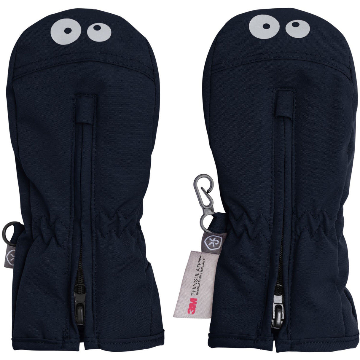 Color Kids Total Eclipse Mittens W. Zipper