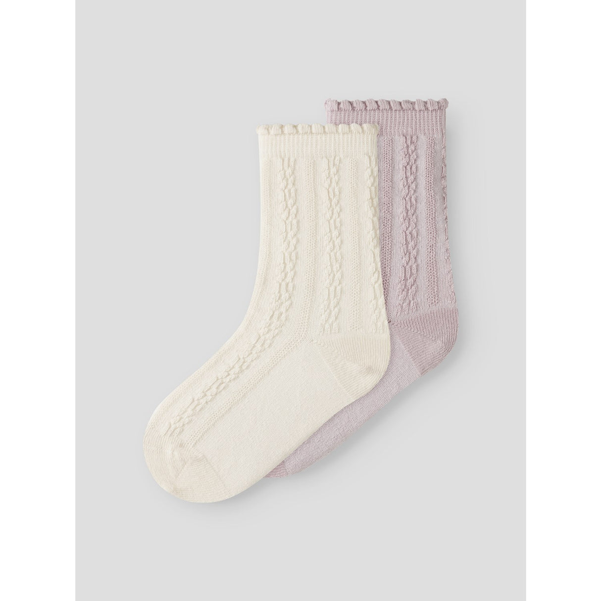 Lil'Atelier Turtledove Hushed Violet Nmfkendra 2-Pack Socks Lil