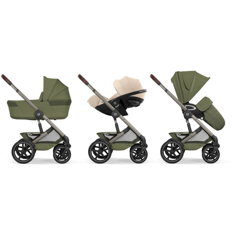 Cybex Moss Green Talos S Lux Tpe Including Foldable Cot