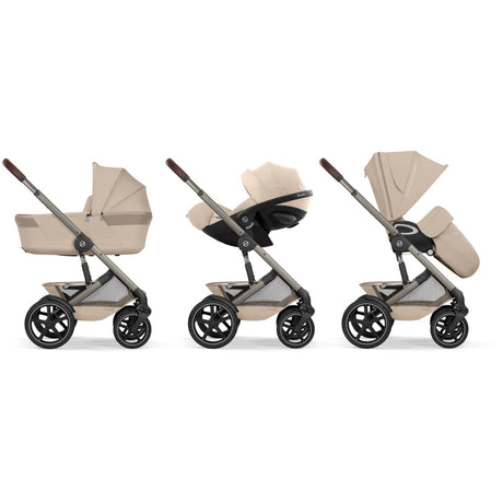 Cybex Almond Beige Talos S Lux Tpe Including Foldable Cot