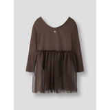Name It Chocolate Martini Nmfdaisy Ls Slim Dress