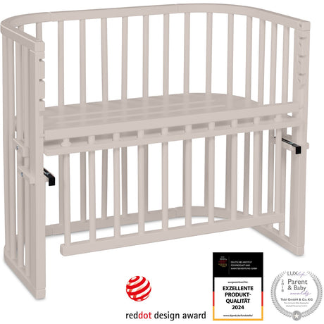 babybay® Beige Varnished Maxi Comfort Plus Co-sleeper