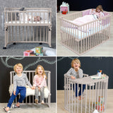 babybay® Beige Varnished Maxi Comfort Plus Co-sleeper