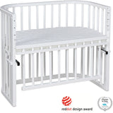 babybay® White Varnished Maxi Comfort Plus Co-sleeper