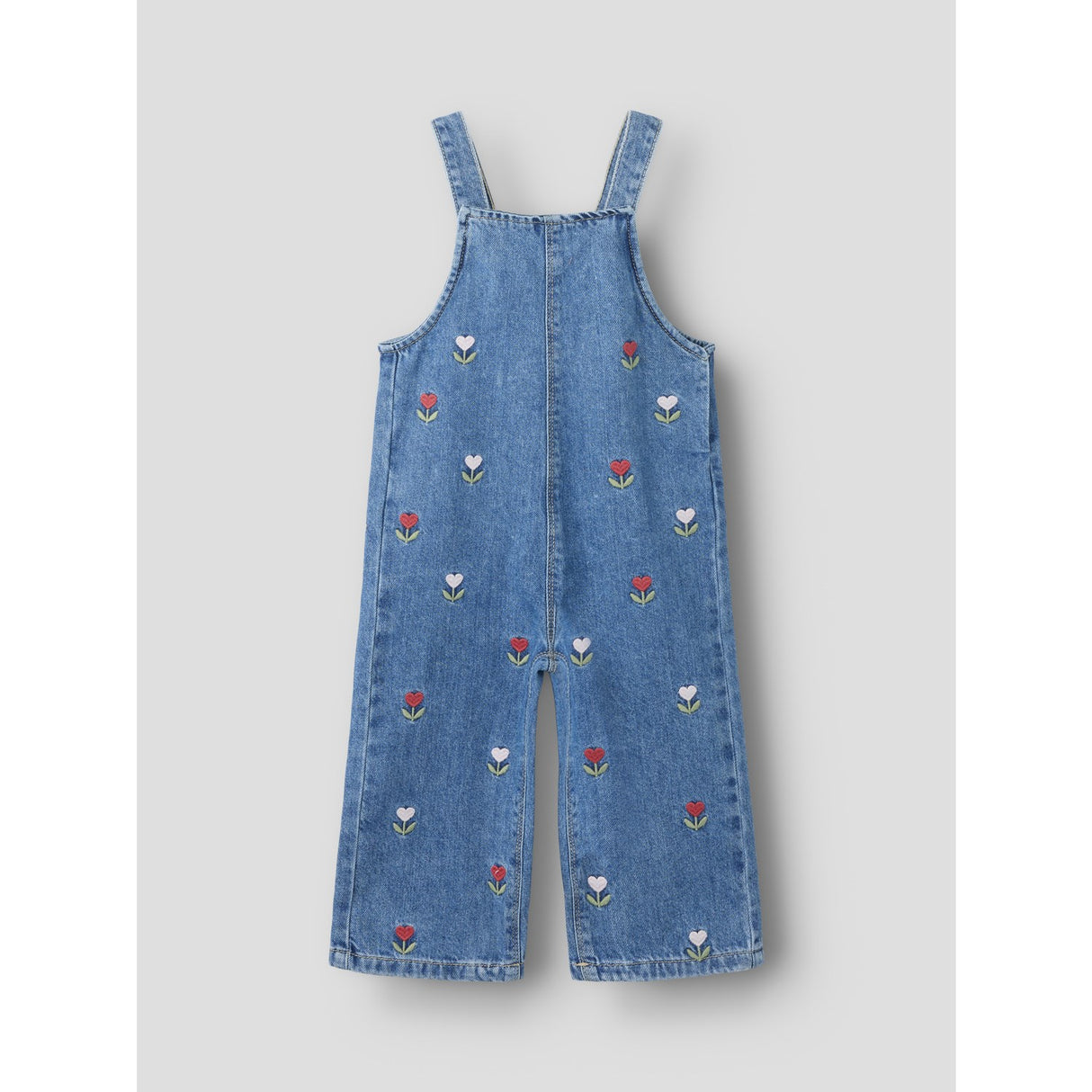 Name It Medium Blue Denim Embroided Nmfmalo Dnm Emb Overall 5526-Bp
