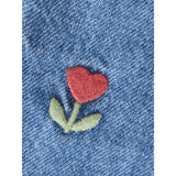 Name It Medium Blue Denim Embroided Nmfbella Mom Dnm Emb Jeans 5526-Bp