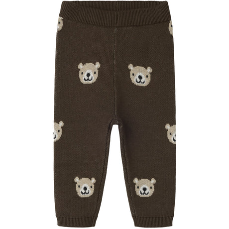 Name It Chocolate Brown Nbmneil Knit Pants
