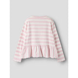 Name It Parfait Pink Cloud Dancer Nmfnilje Ls Peplum Top