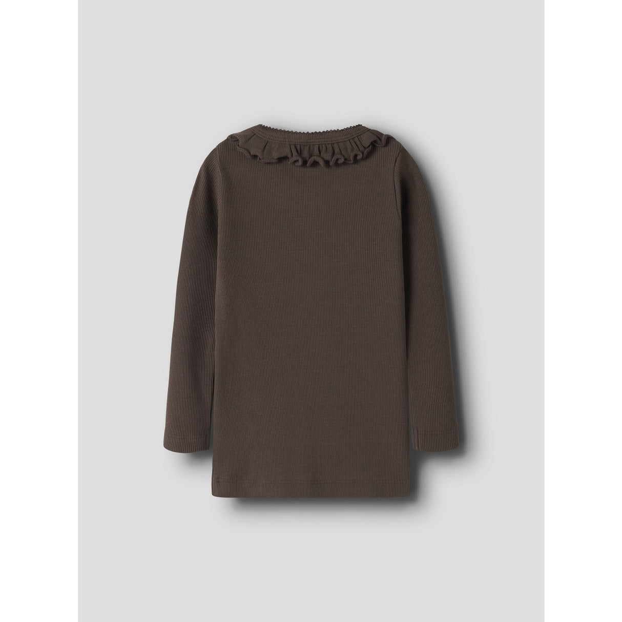 Name It Chocolate Brown Nmfnaisy Ls Slim Top