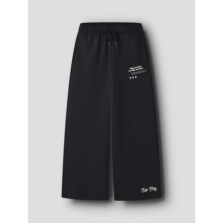 Name It Black Beauty Nkmnikan Wide Swe Pants Unb